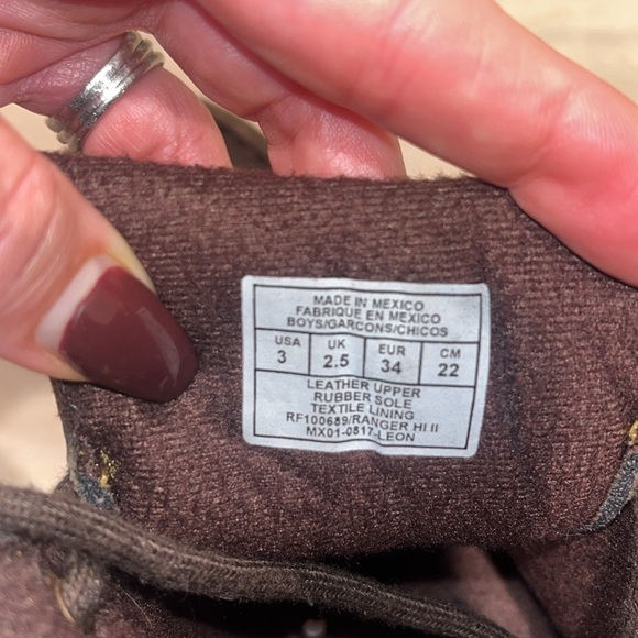 Polo Ralph Lauren Ranger Hi II USA flag Sweater Bear boots boys Youth LEON - Picture 10 of 15